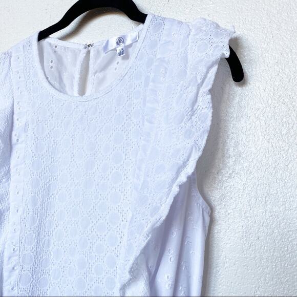 Missguided Eyelet Crochet Sleeveless Dress Size 10 - Picture 2 of 11